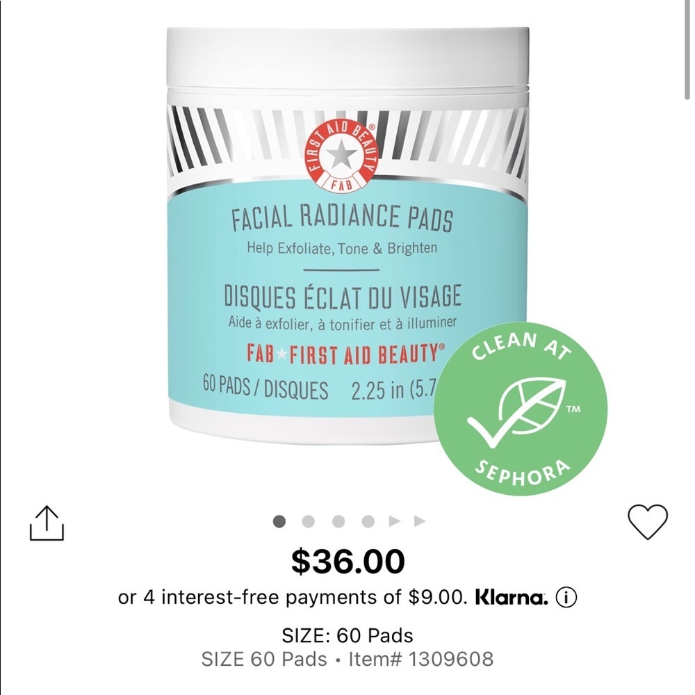 First Aid Beauty Radiance Pads